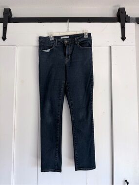 LEVIS Dark Wash Women's Slim Jeans - Navy Blue